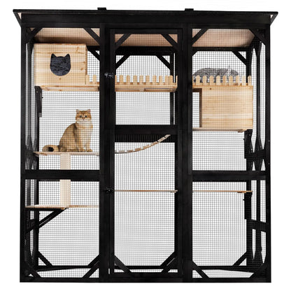 Large Outdoor Cat Enclosure Walk-in