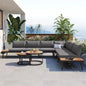 Outdoor Sofa Set with Coffee Table,