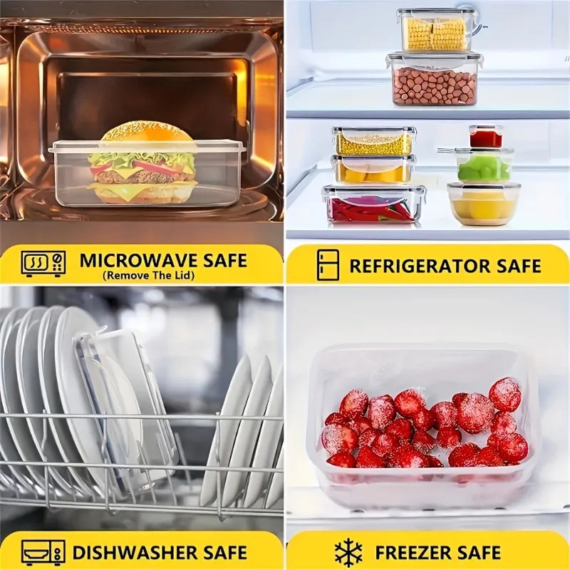 24 Airtight Containers & Lids with Labels for, Travel, Kitchen Organization