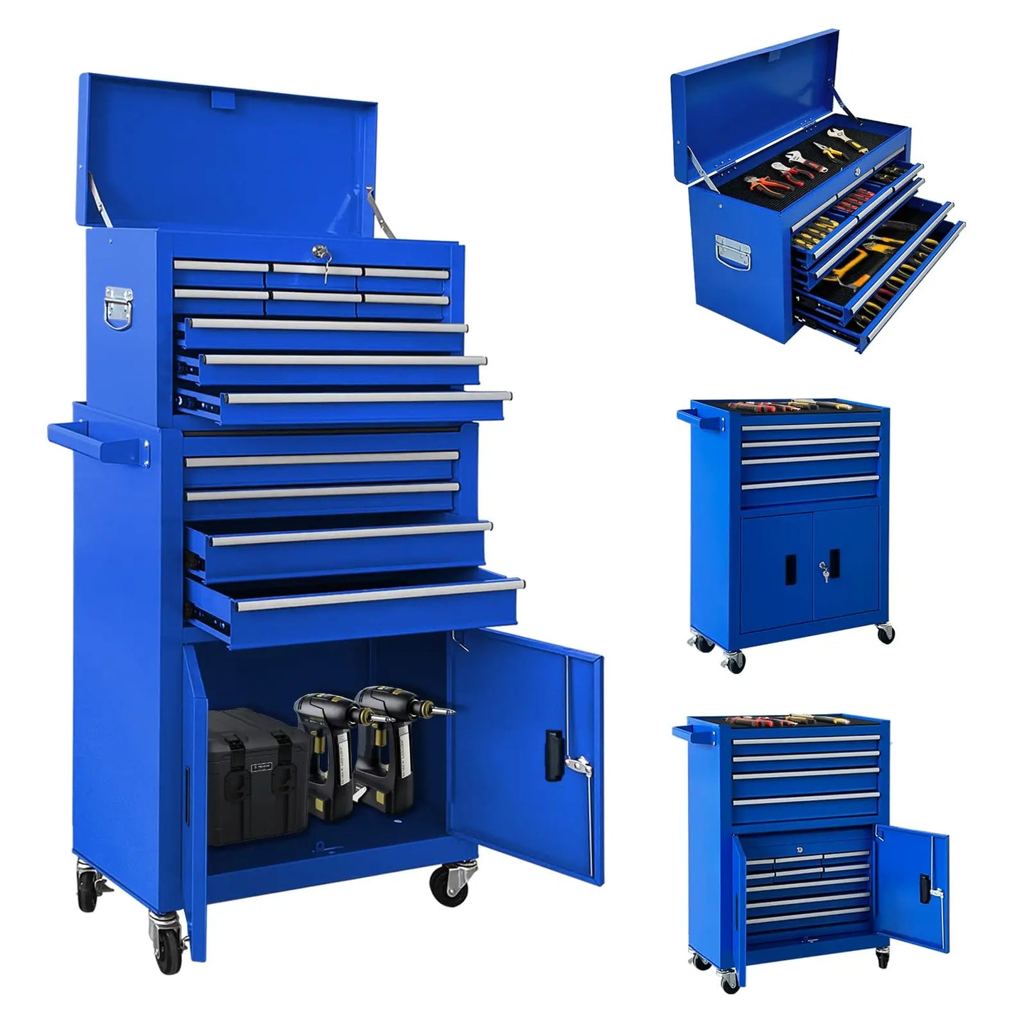 Rolling Tool Chest, Detachable Tool Chest