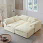 Modern Modular Sectional Sofa Cloud Couch Oversized Deep Seat Comfy Sofa for Living Room Furniture with Removable Cushions