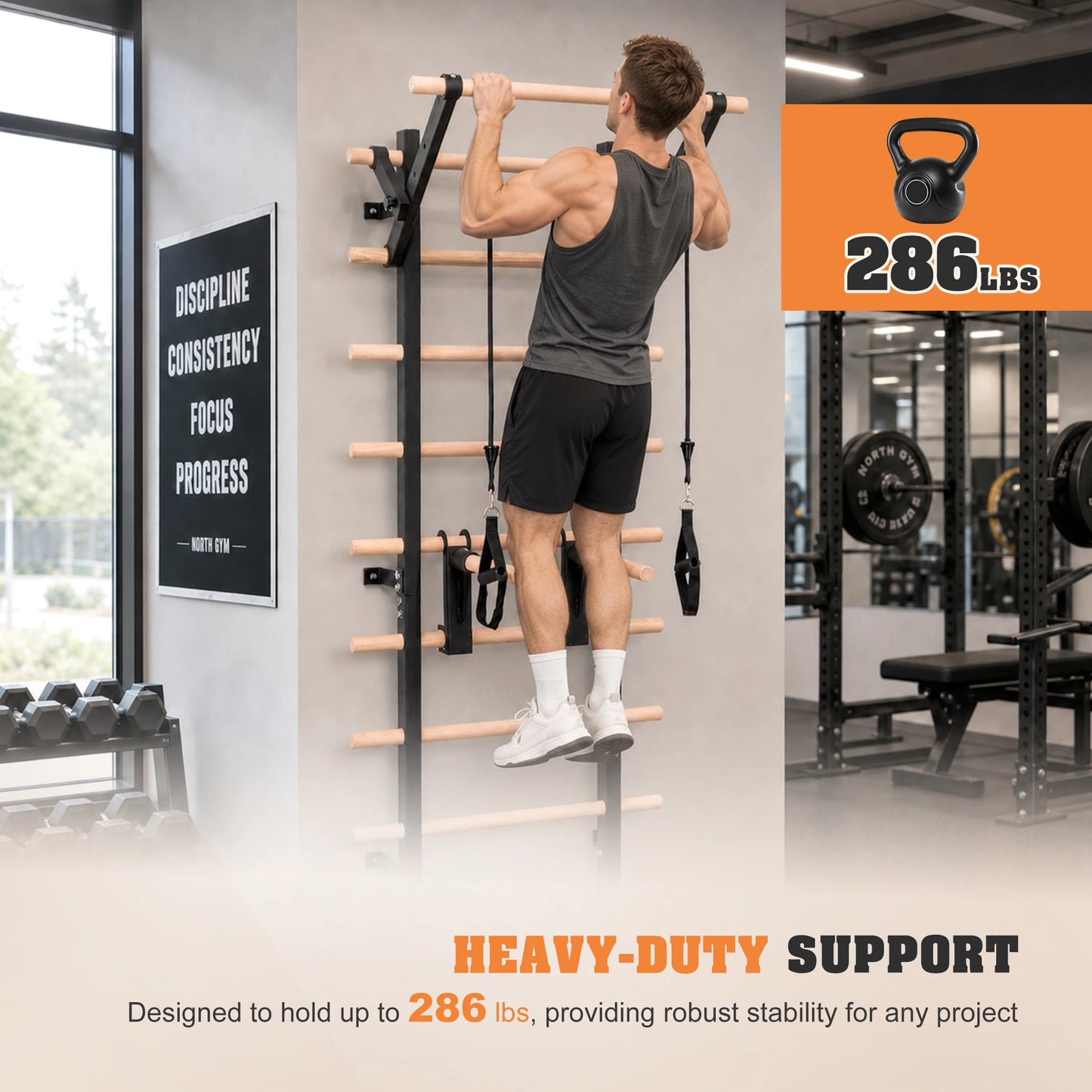 Home Gym Stall Bars Swedish Ladder