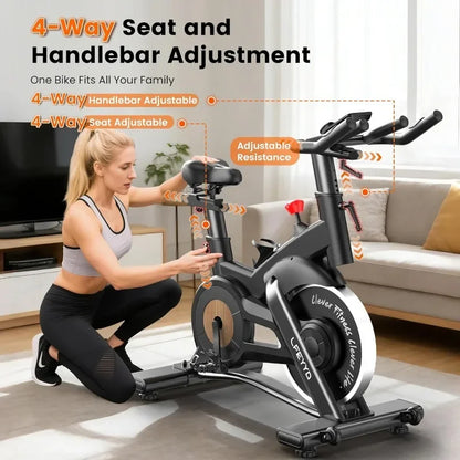Exercise Stationary Spin Bike with app