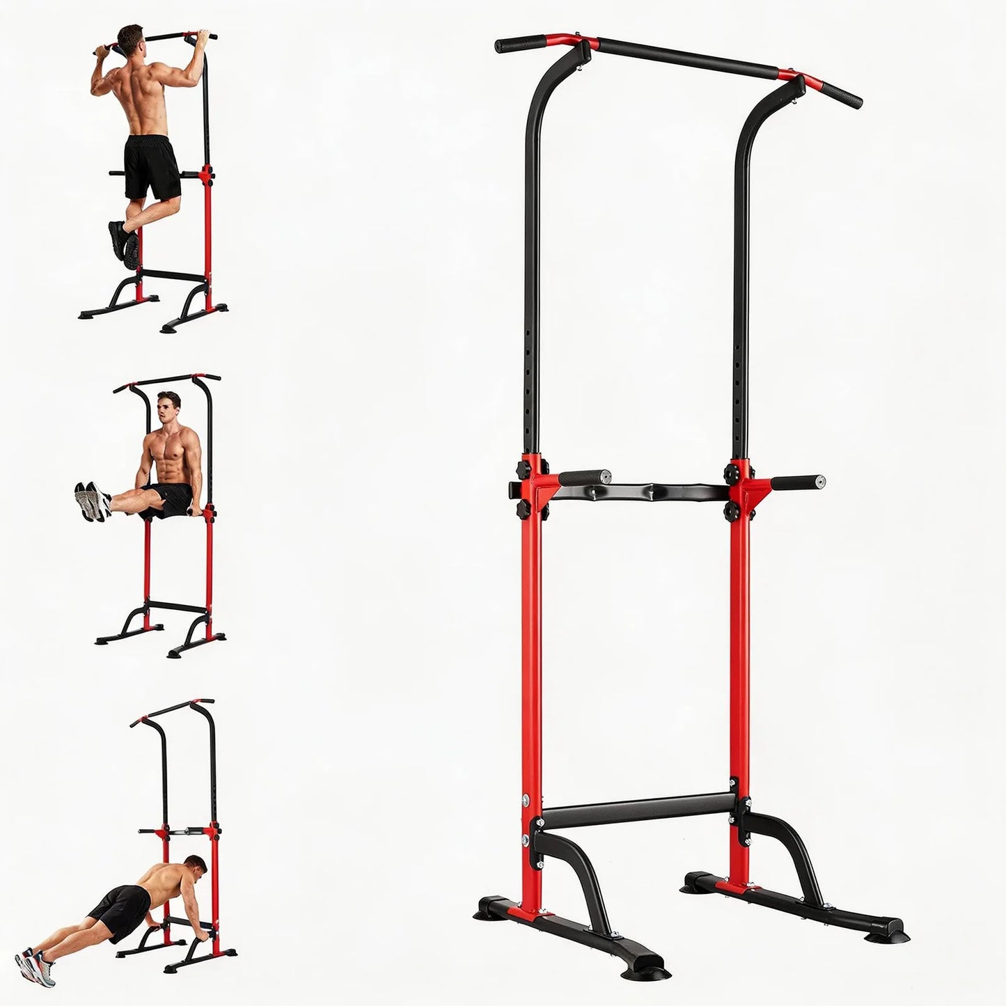 Power Tower Dip Station With Pull Up