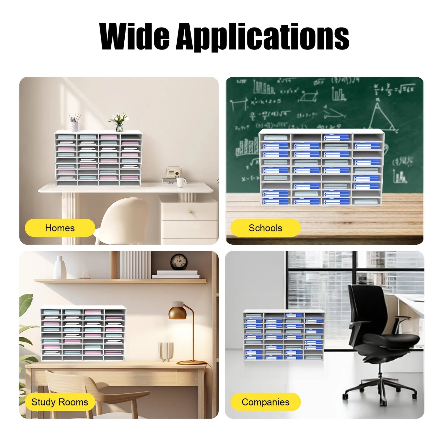 Wooden Literature Organizer