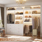 Wood Closet Organizer System with 3 Drawers