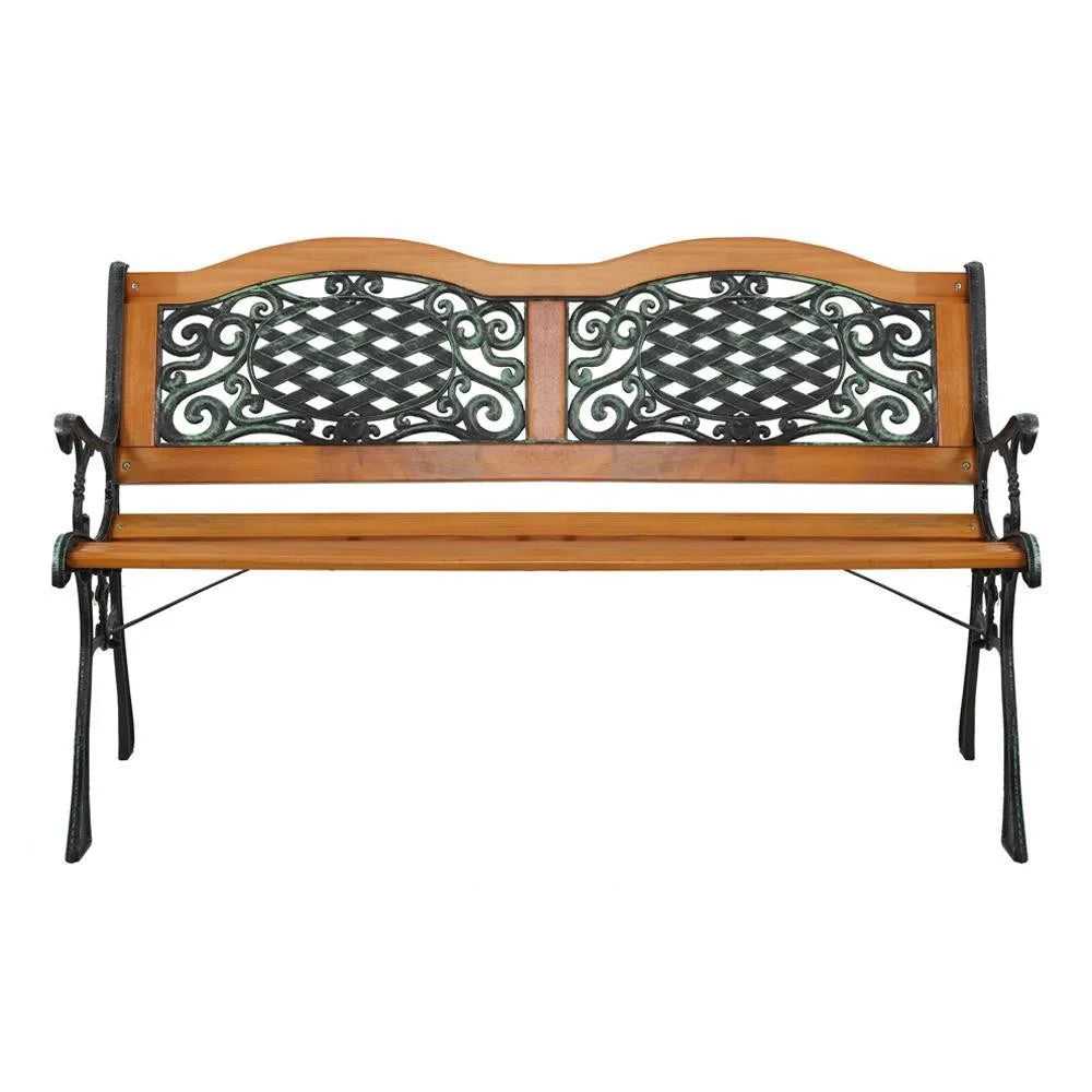Bench Cast Iron Outdoor Love Seat