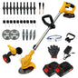 Electric Grass Trimmer Electric Lightweight with Battery Charger
