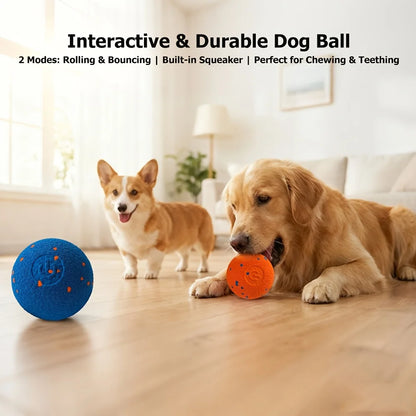 Interactive Dog Toy with Automatic Movement, Bouncing, And Rotating Functions