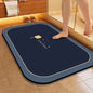 Bath Mat Quick Dry, Super Absorbent Non-slip