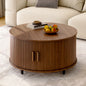 Round Coffee Table with Storage