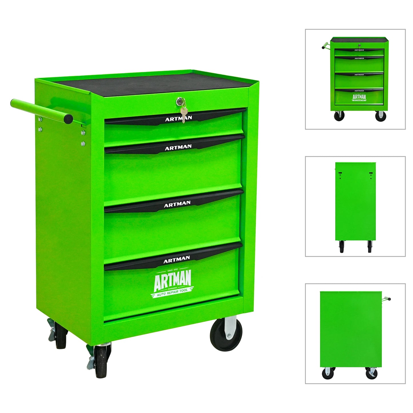 Rolling Metal Tool Chest with 7 Drawers