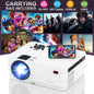 Full HD Movie Projector/300" Display Outdoor Movies, Home Theater