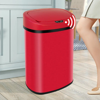 Kitchen Trash Can, Stainless Steel, Touch free Motion Sensor