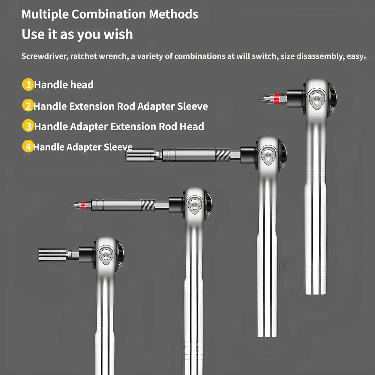 Magnetic screw driver set