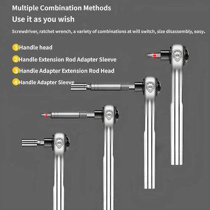 Magnetic screw driver set
