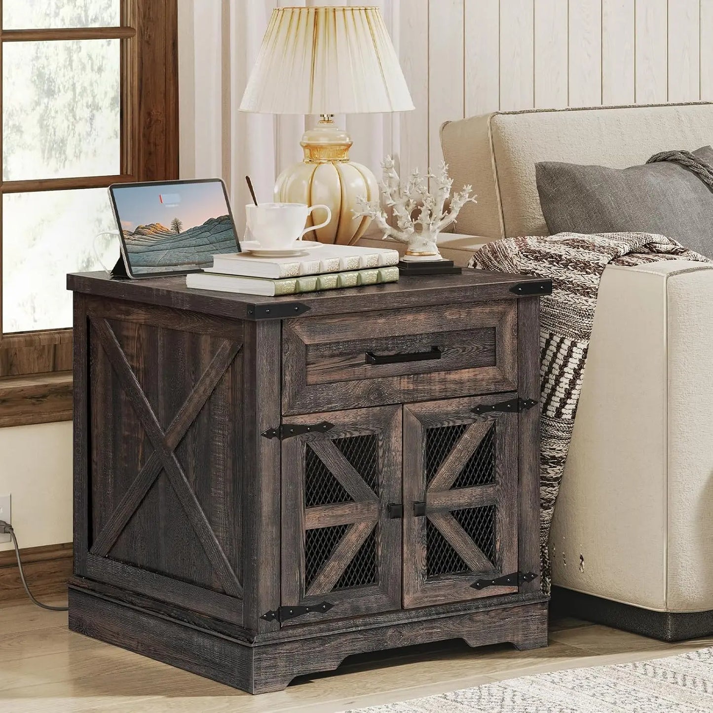 End Table Charging Station