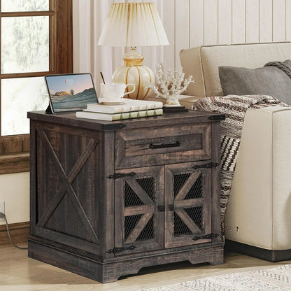 End Table Charging Station