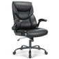 Office Chair with Flip-up Arms, Leather