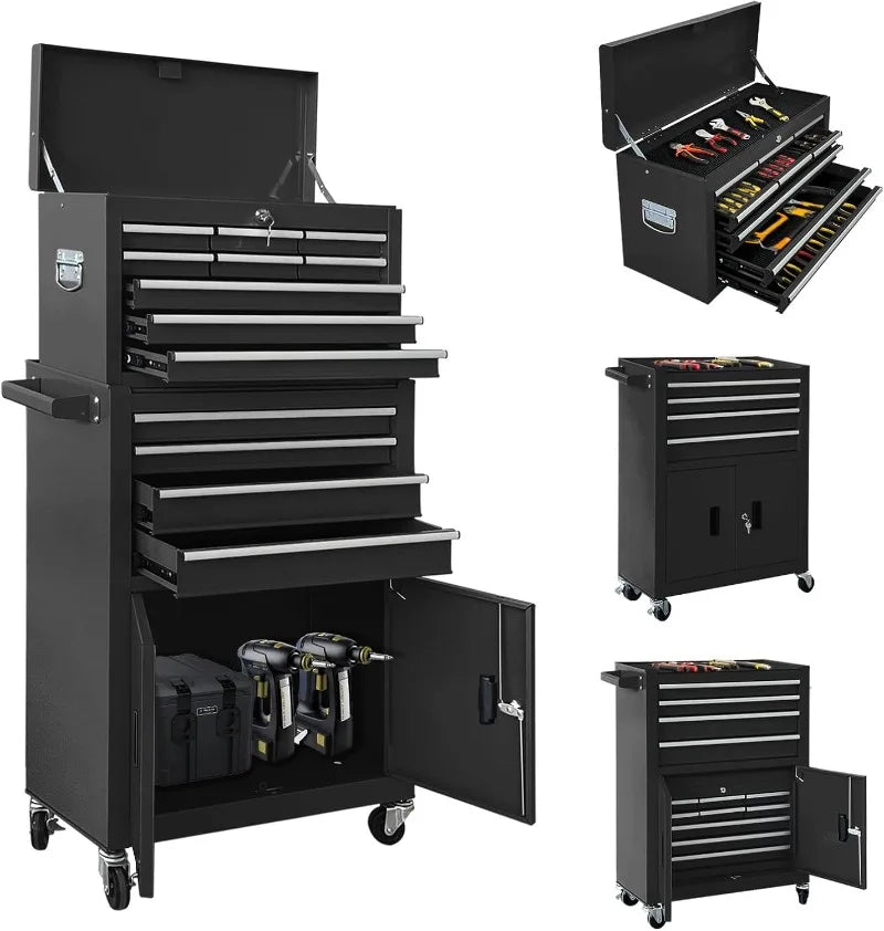 Rolling Tool Chest, Detachable Tool Chest