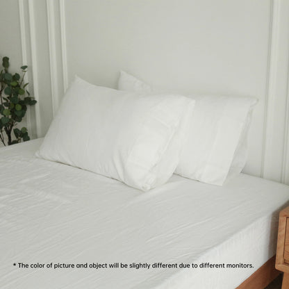 Linen Cotton Pillow Cases 2PCS Comfortable