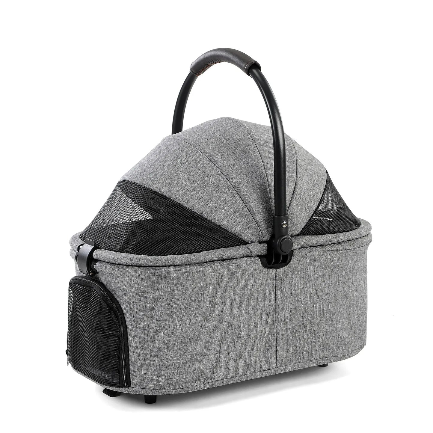 Pet Stroller with Removable Carrier