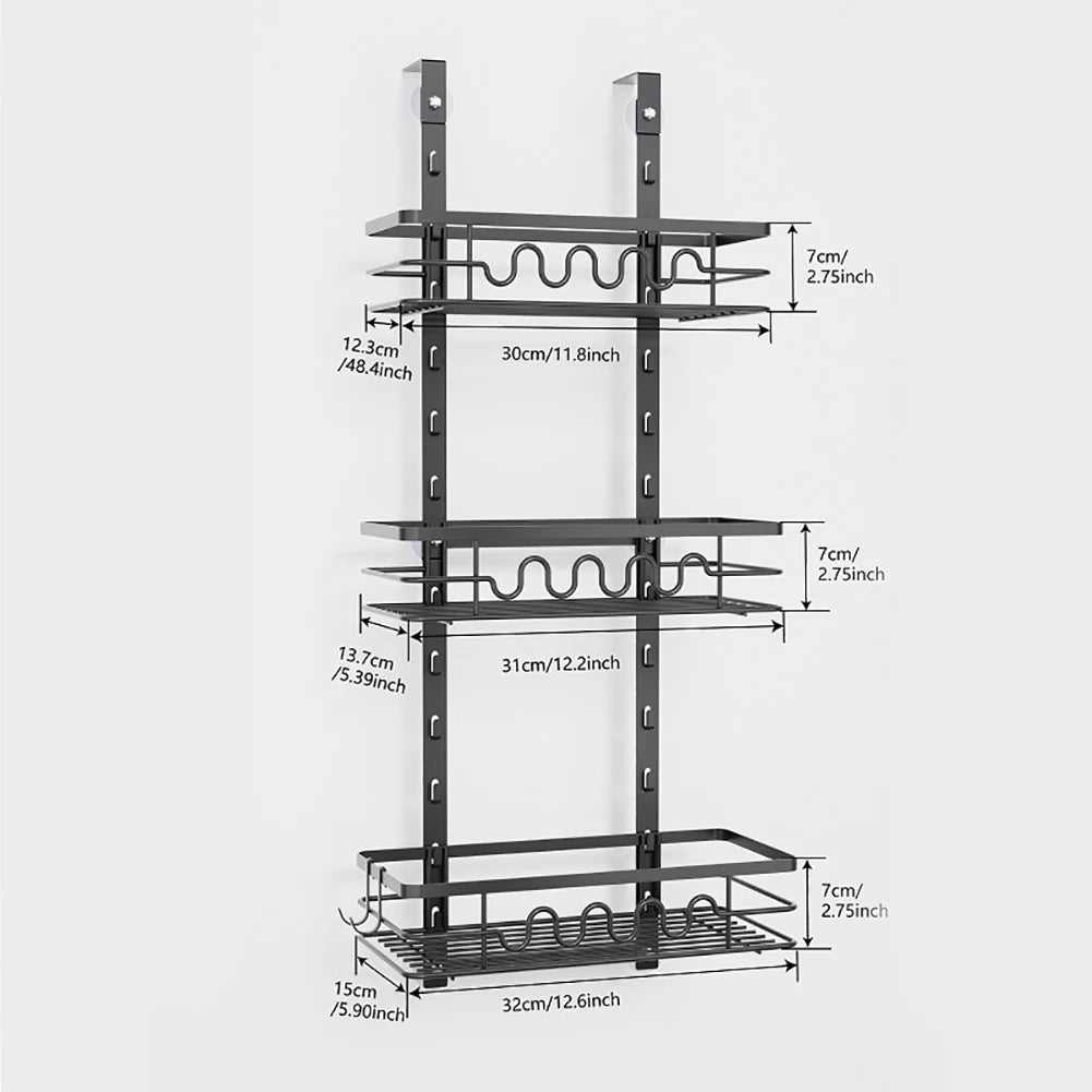 Over the Door Pantry Organizer Multi-Layer Storage