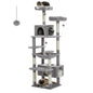 Cat  Tree & Tower for Indoor Cats With Scratching Posts, Hammock, Padded Perches, and Condos