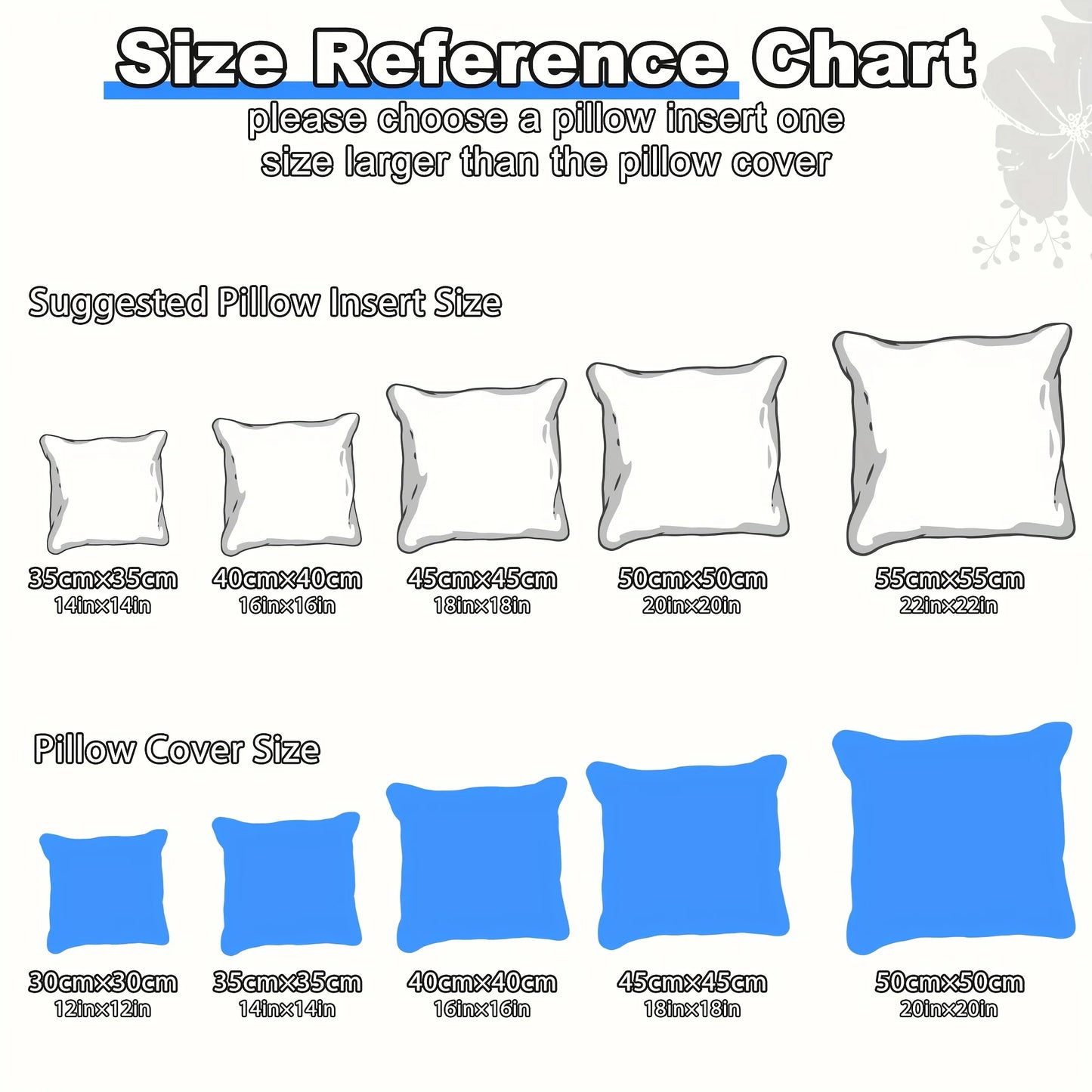 Premium Pillow Inserts - Outdoor & Indoor