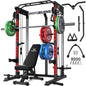 Power Rack with Dual Pulley System