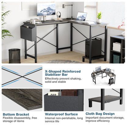 Wooden Table with Storage