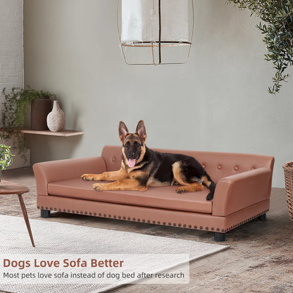 Pet Sofa Bed: Waterproof with Removable Cushion