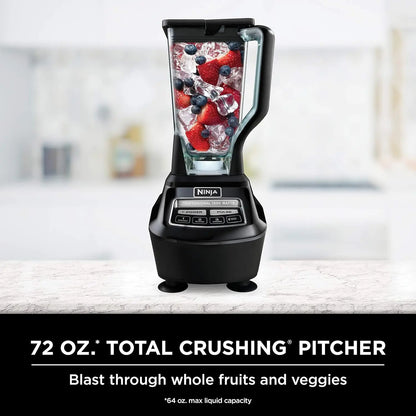 72 oz Blender, 8-Cup Food Processor, To-Go Cups - Smoothies, Ice Crushing & More