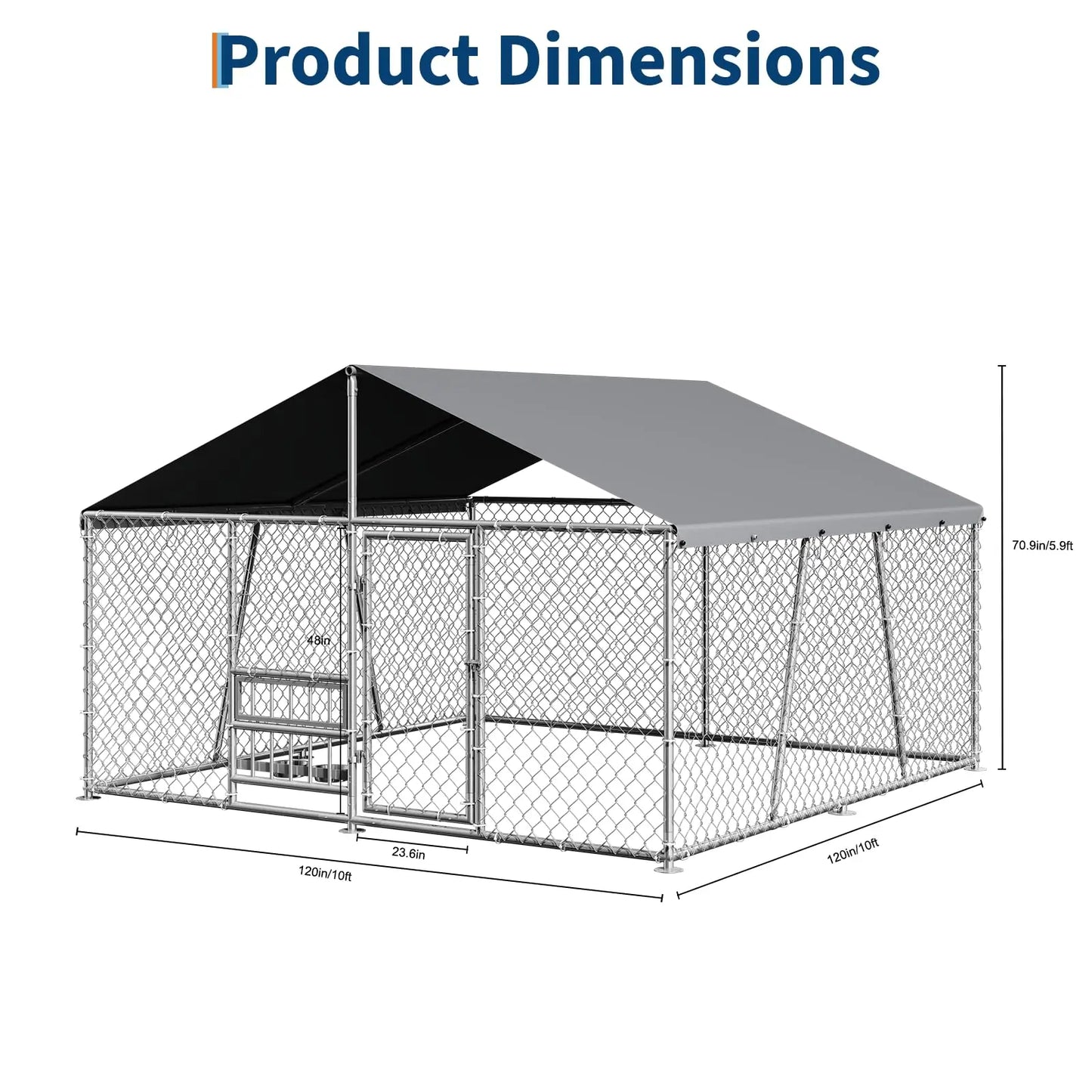 Galvanized Kennel