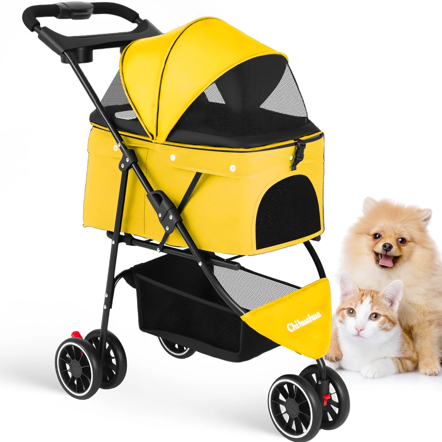 Dogs & Cats Travel Stroller  & Foldable
