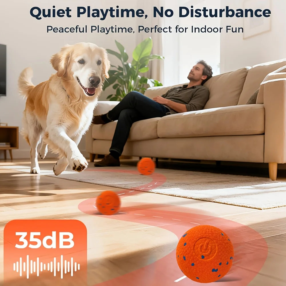 Interactive Dog Toy with Automatic Movement, Bouncing, And Rotating Functions