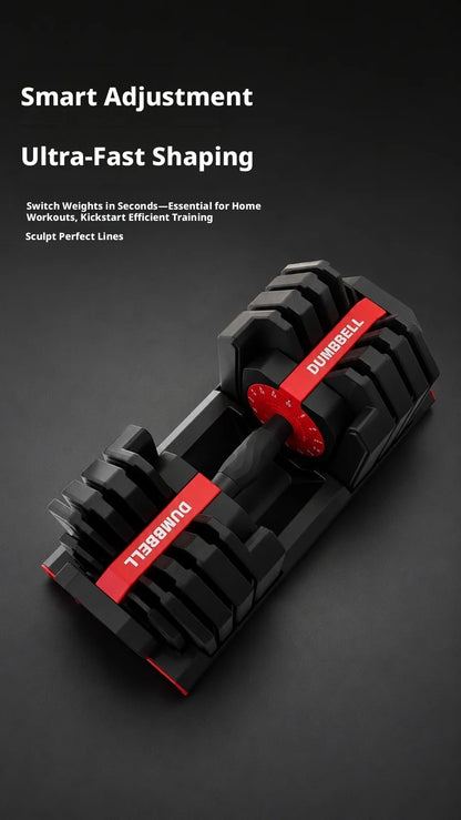 Auto-Locking Adjustable Dumbbell
