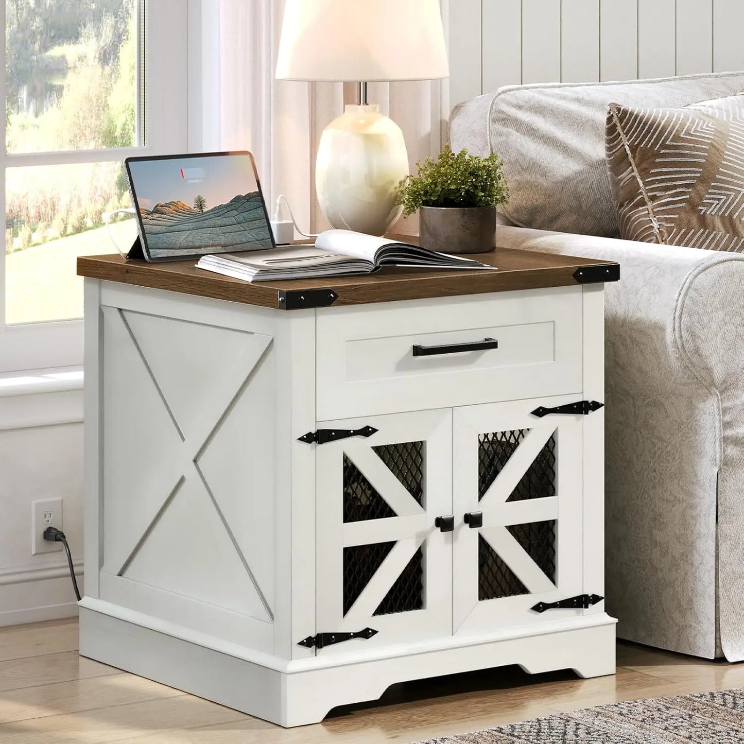 End Table Charging Station
