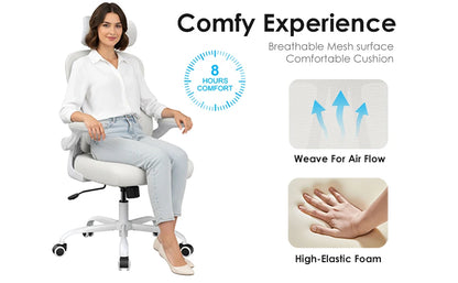 Office Chair with Headrest and Lumbar Support