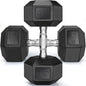 Rubber Hex Dumbbell