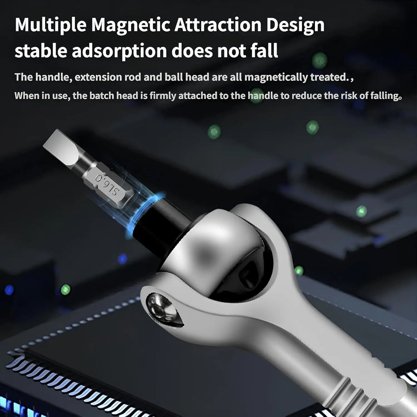 Magnetic screw driver set