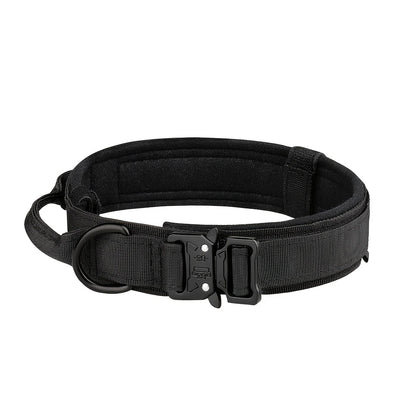 Tactical Dog Collar And Leash Set With Control Handle