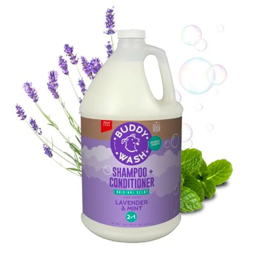 Dog Shampoo and Conditioner for Dog Grooming, Lavender and Mint