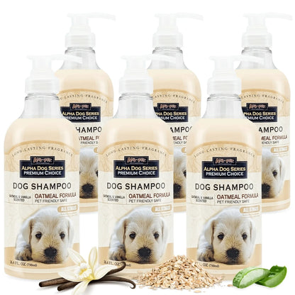 Oatmeal Grooming Shampoo with Aloe Vera, pH-Balanced, Tear-Free, Long Lasting Fragrance