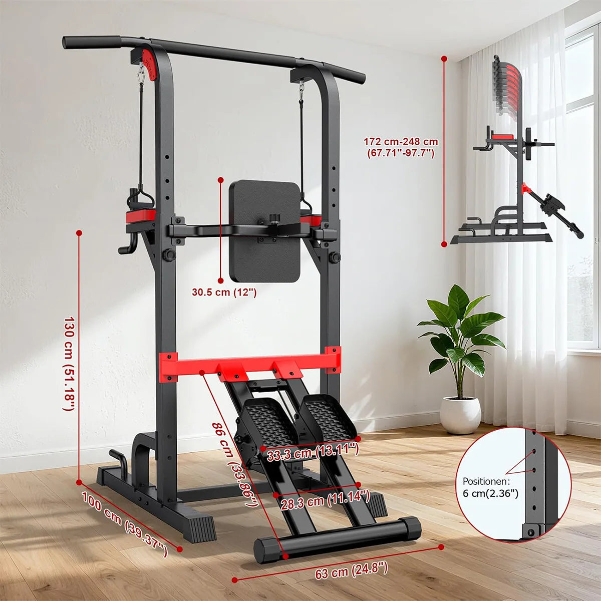Power Tower Pull Up Bar