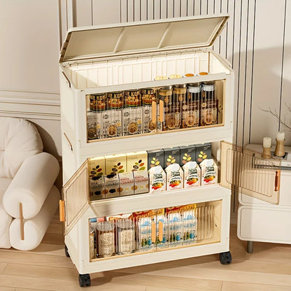 Storage Box, Stackable w/Wheels,
