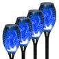 Solar Flame Torch Light LED Flickering Outdoor Night Lamp
