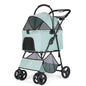 Pet Stroller with Removable Carrier