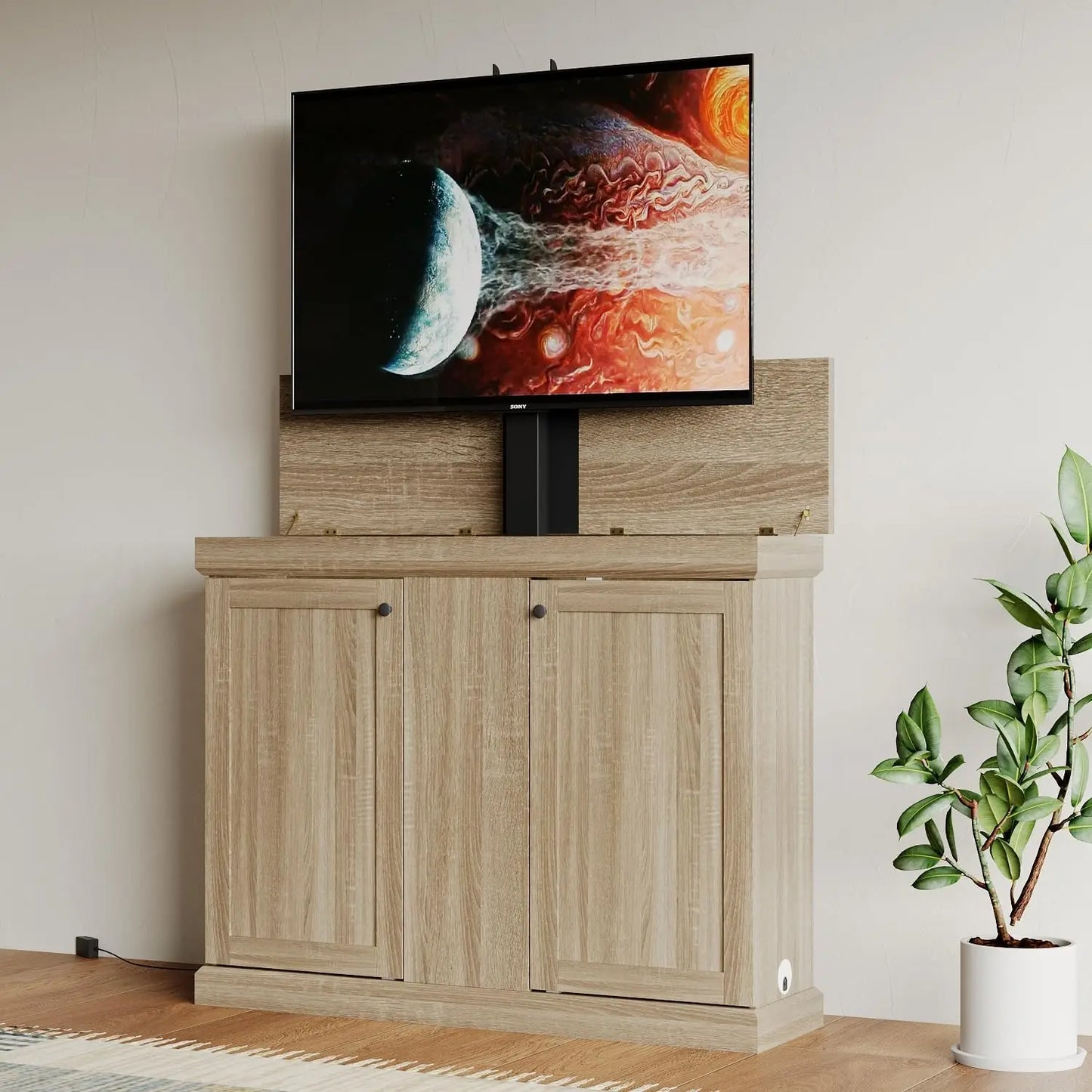 TV Stand, Lift Cabinet with Remote