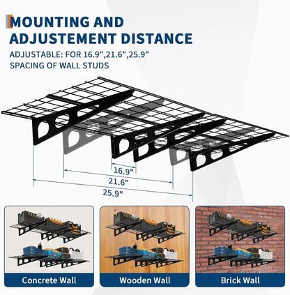 2 Pack Heavy Duty Storage Shelves